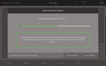 update downloading